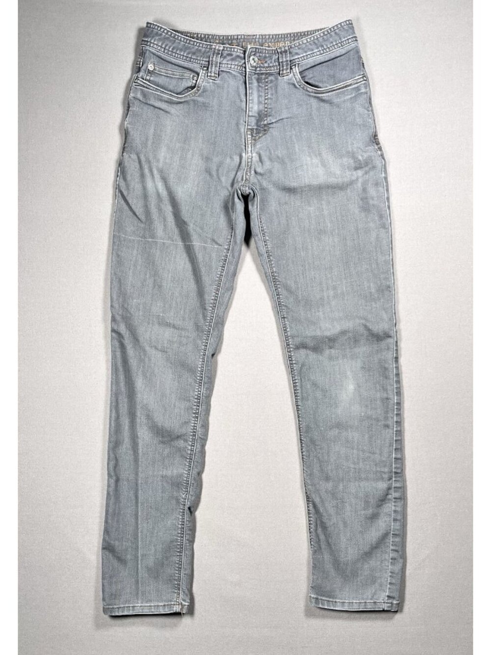 Prana Bridger Outdoor Hiking Slim Fit Gray Stretch Jean - Men Size 30 X 32(31)